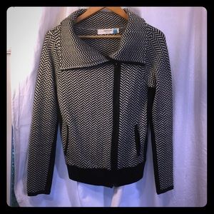 Anthropologie sparrow patterned sweater